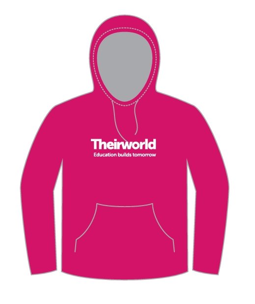 Organic Fairtrade Cotton Unisex Hoodie - Pink